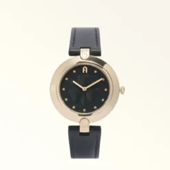 Furla Logo Links Orologio Con Cassa Tonda