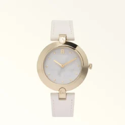 Furla Logo Links Orologio Con Cassa Tonda